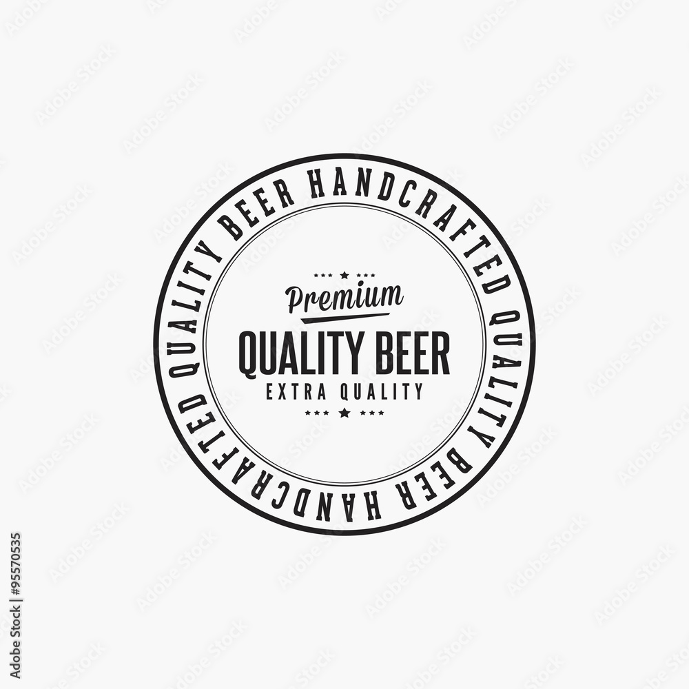 Fototapeta premium Sweet Beer Label