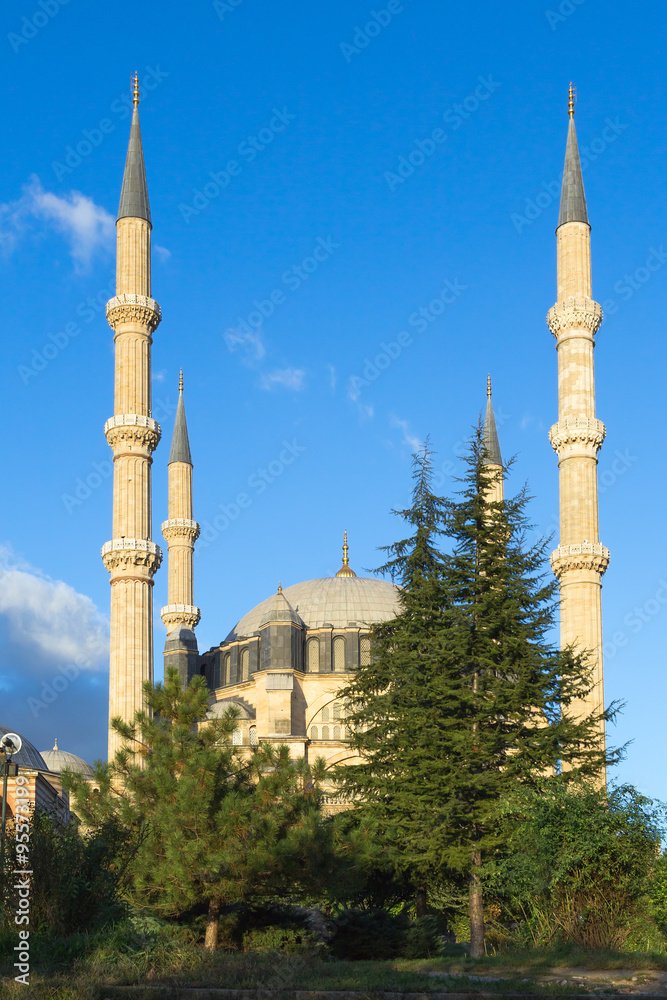 Selimiye Camii in the city Edirne