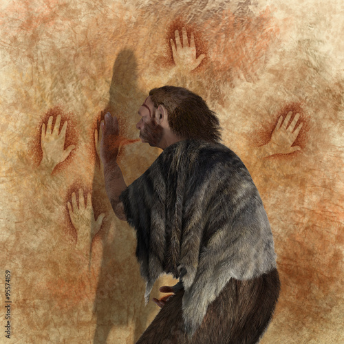 Neandertal paint photo