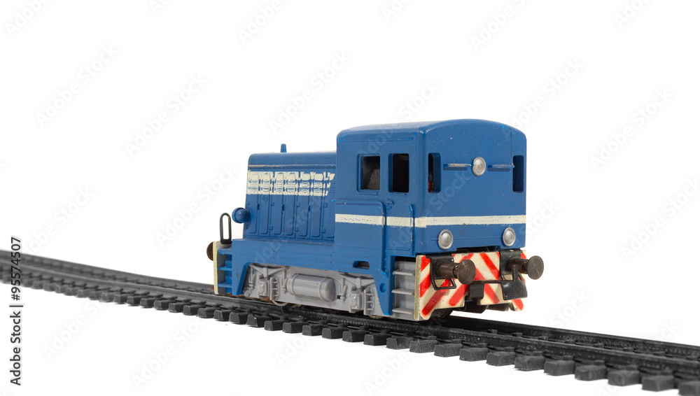 schöne alte modelleisenbahn spielzeug lokomotive – Stock-Foto | Adobe Stock