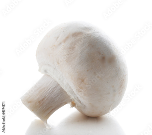 Champignon mushroom isolated on white background