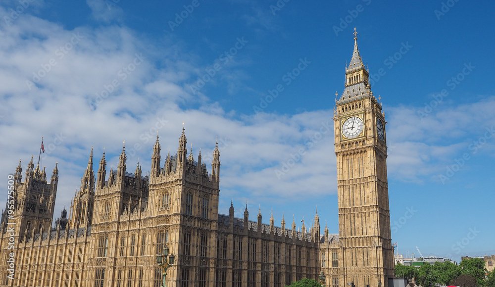 Houses of Parliament in London - obrazy, fototapety, plakaty 