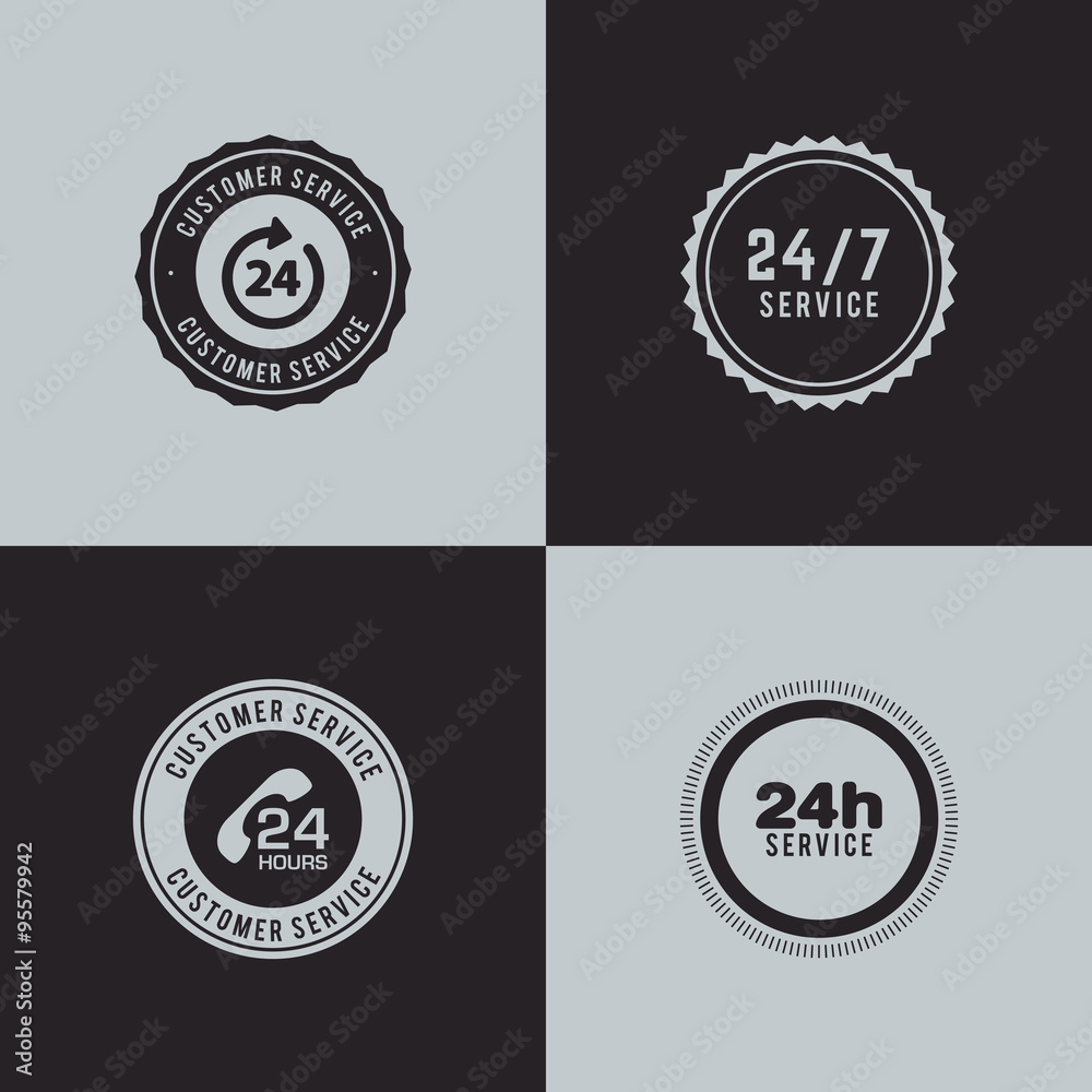 Fototapeta premium Delivery Service Labels