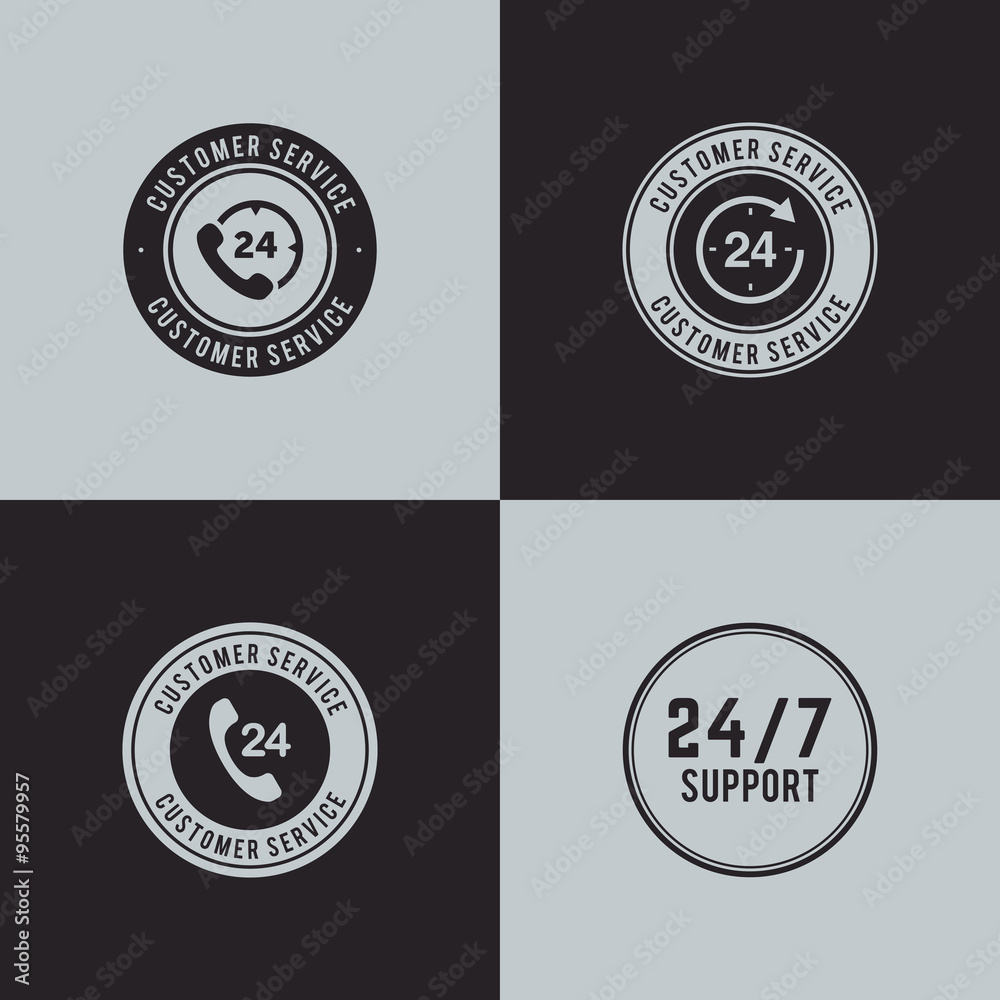 Fototapeta premium Delivery Service Labels