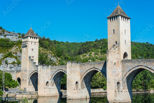 Pont Valentre in Cahors, France. © Anibal Trejo