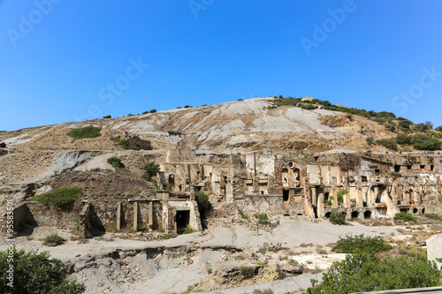 Obraz w ramie Montevecchio Mine