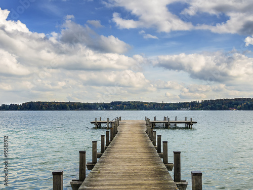 Lake Woerthsee in Bavaria