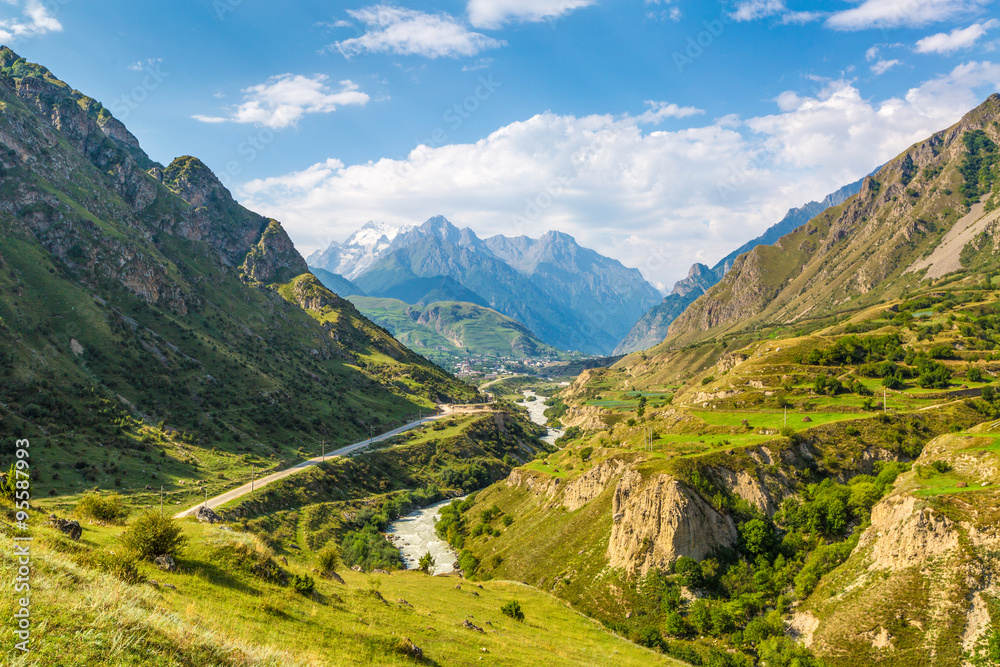 Mountain valley (Nothern Caucasus)