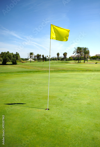 Golf course of Costa Ballena, Rota, Cadiz province, Spain