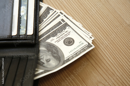cüzdan ve para photo