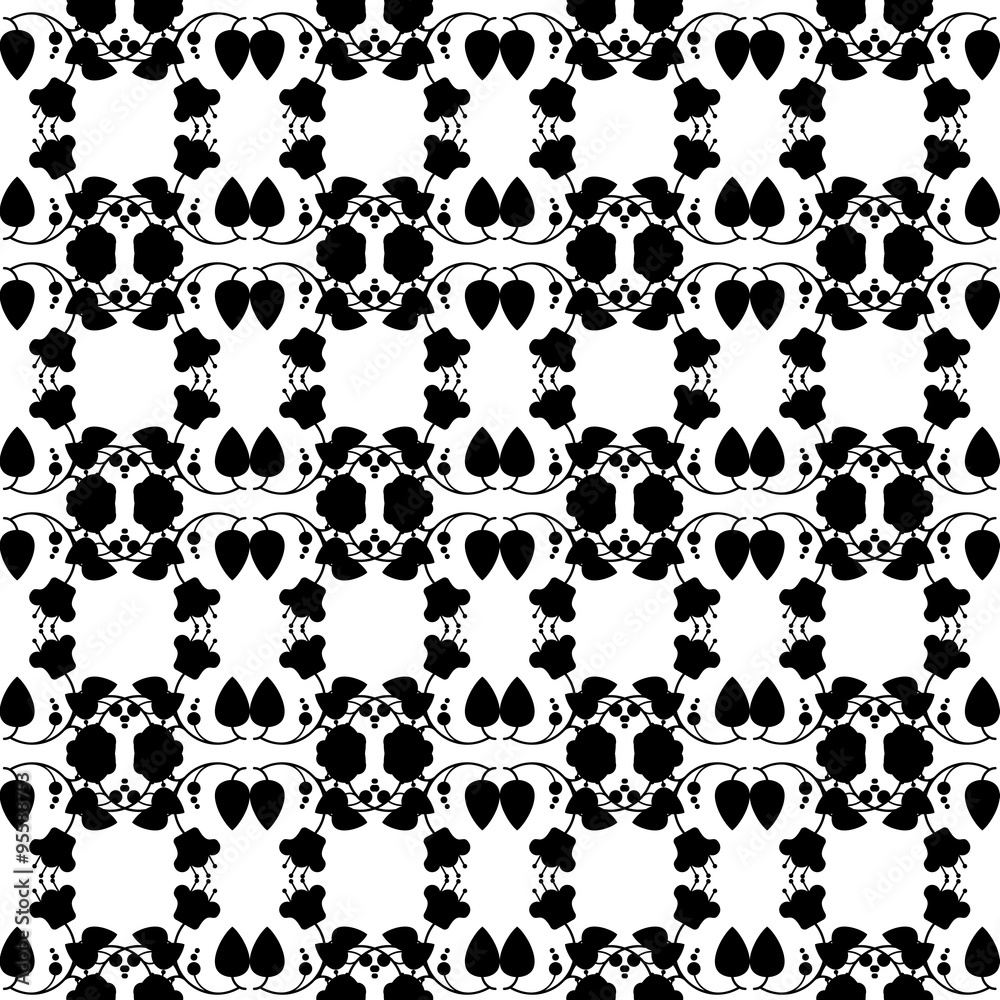 Fototapeta premium Floral seamless pattern