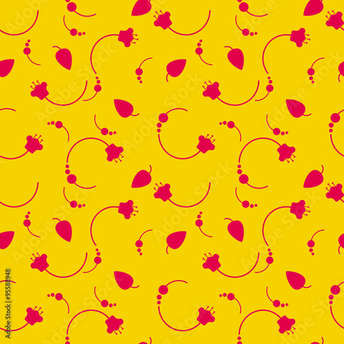 Wallpaper Mural Floral seamless pattern Torontodigital.ca