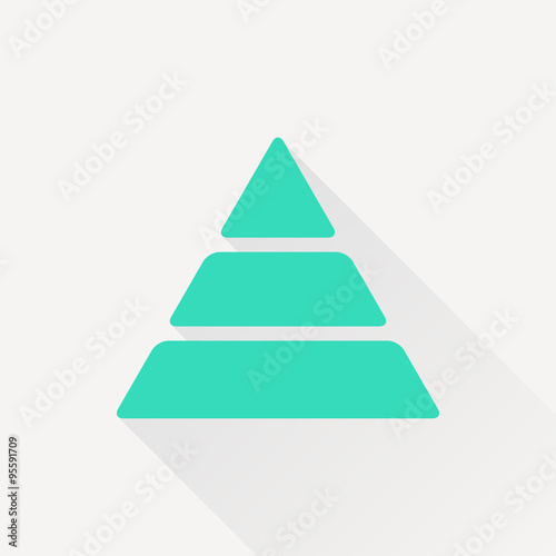 Vector pyramid icon  © mara_lingstad