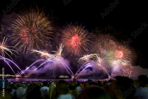 Fireworks at Copacabana