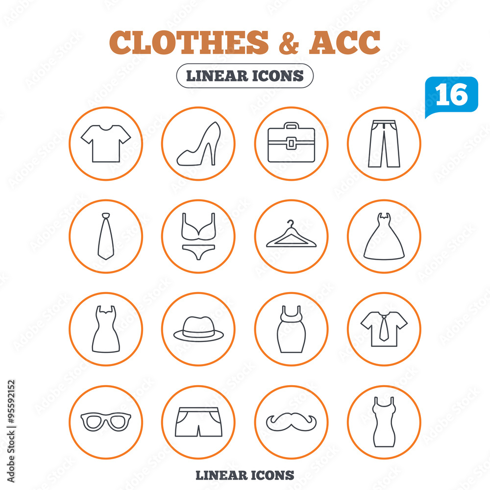 Clothes and accessories. Underwear, maternity.