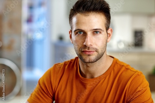 Portrait of handsome young man