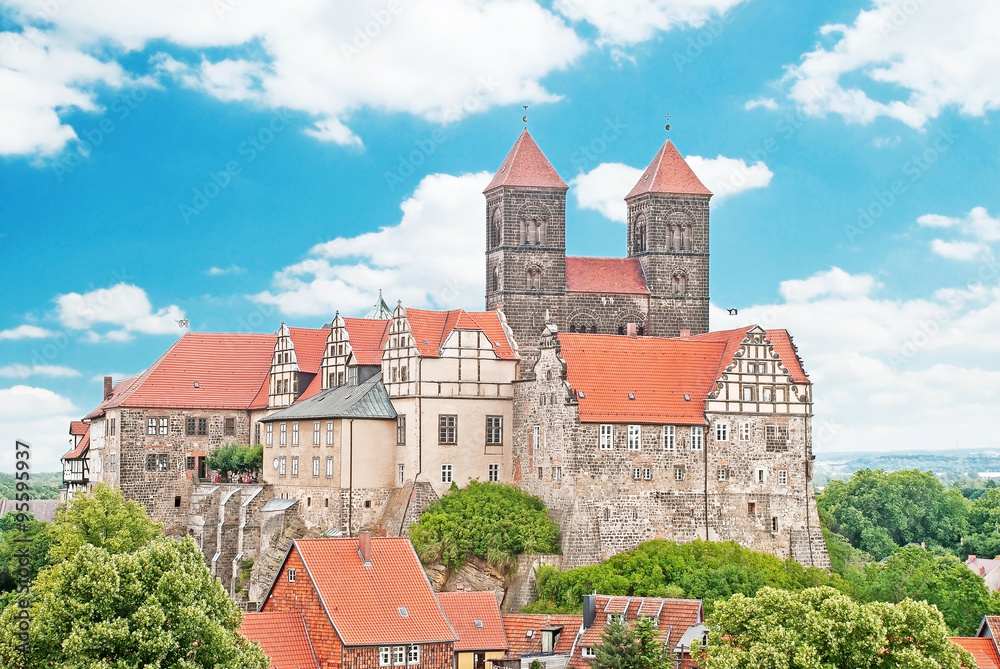 Die Stiftskirche von Quedlinburg Die Stiftskirche von Quedlinburg