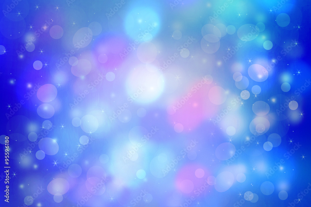 Fototapeta premium Beautiful dreamy background with bokeh lights