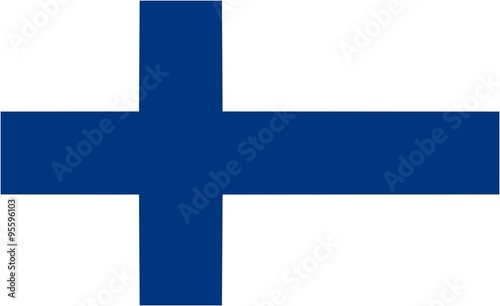 Finland flag photo