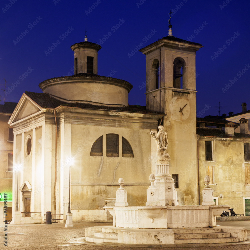 Fototapeta premium Old architecture of Brescia