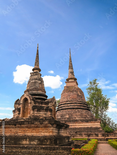 ancient temple  Sukhothai Historical Park