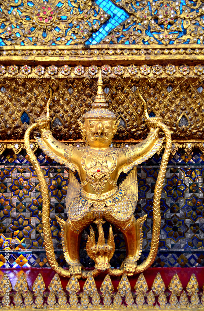 Gold guardian decoration