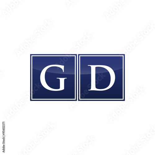 Letter Initial Logo GD