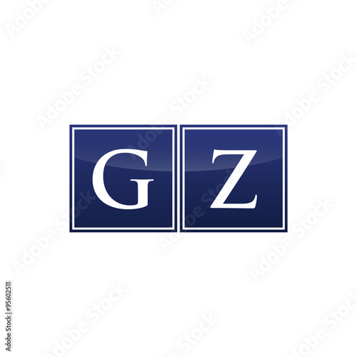 Letter Initial Logo GZ