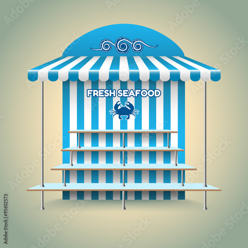 Sea food stand