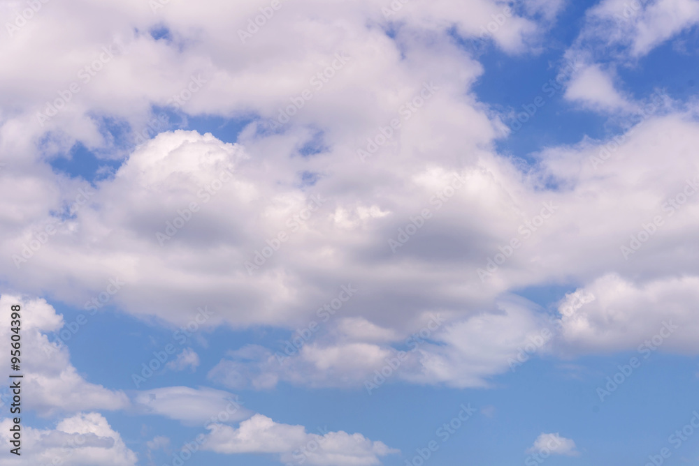 Blue sky with clouds nature for background Blue sky with clouds nature for background