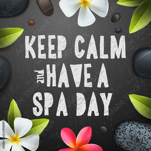 Vászonkép Keep calm have a Spa day
