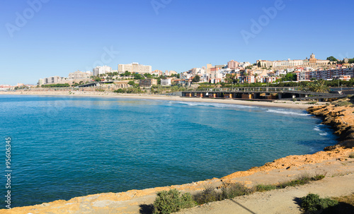 Coast of Tarragona in spring