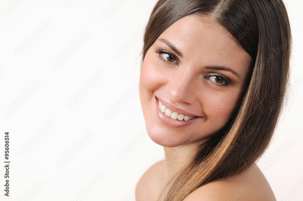 portrait of beautiful young woman with pure skin and strong heal portrait of beautiful young woman with pure skin and strong heal