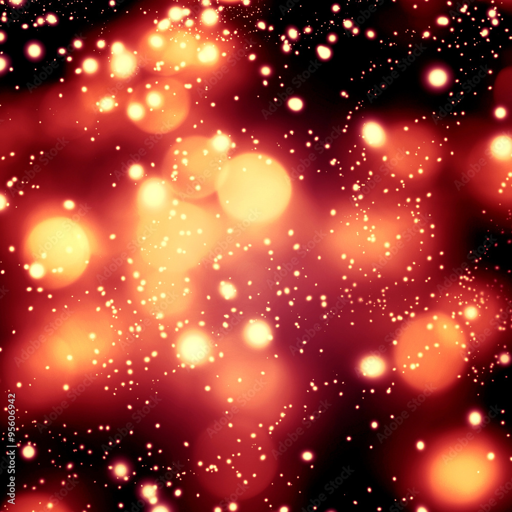 Obraz premium Shimmering blur spot lights on abstract background. Abstract Chr