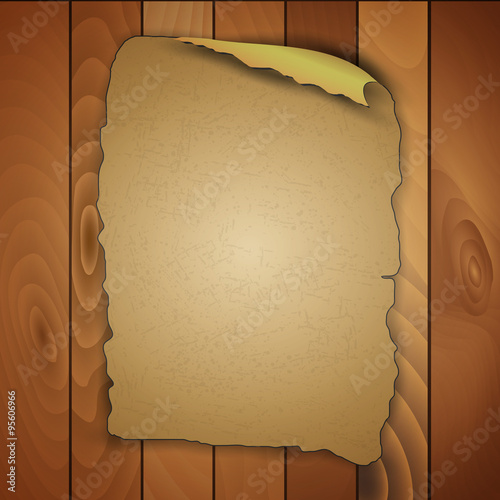 vintage blank wooden panels