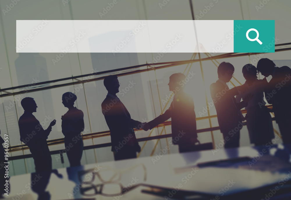 Obraz premium Search box Web Online Browsing Searching Concept