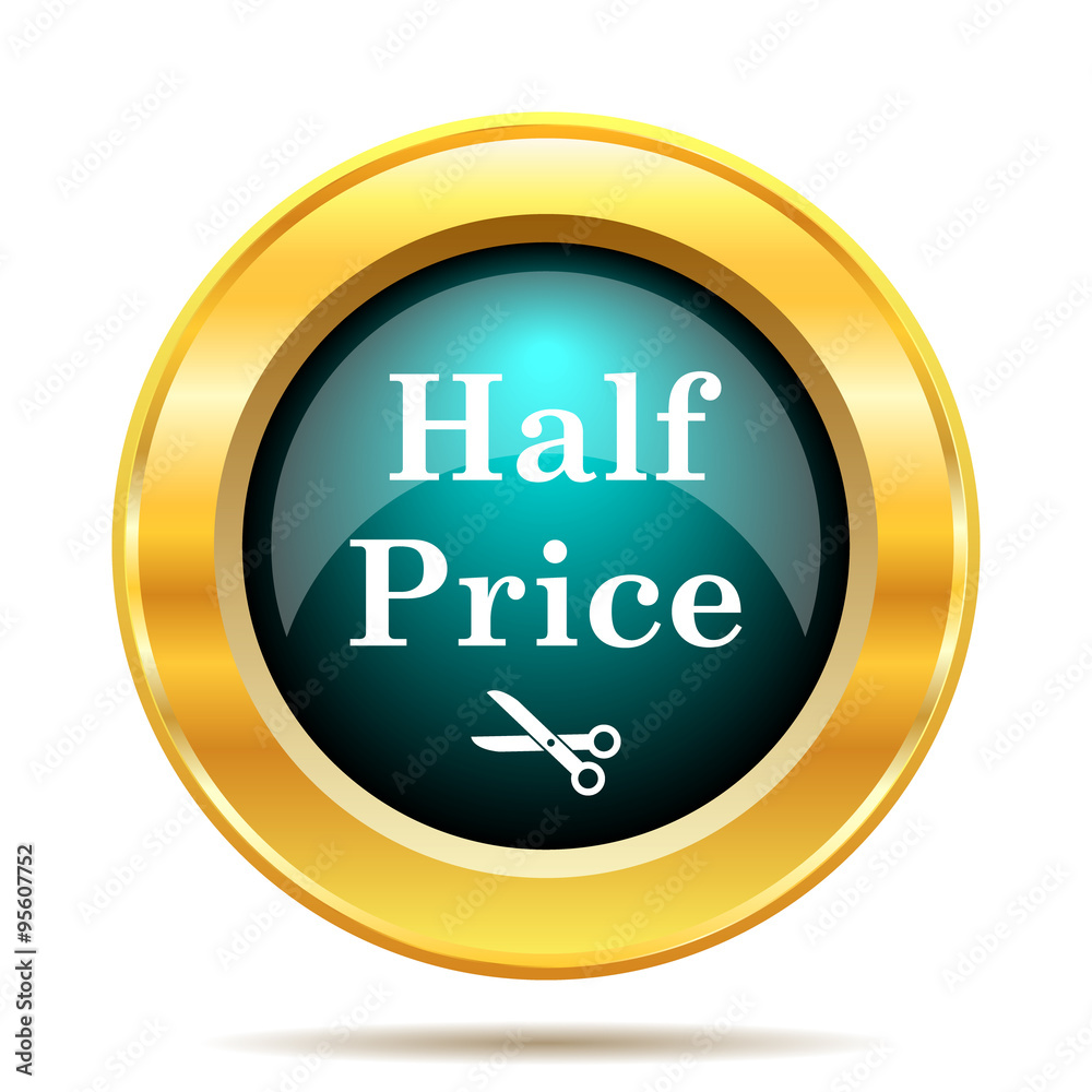 Half price icon Half price icon
