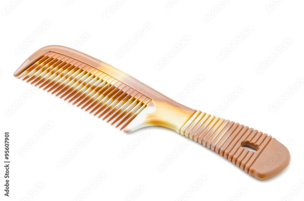 Hair comb isolated on white. Hair comb isolated on white.