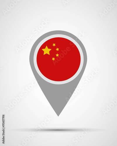 Free Download China flag location - GFXLoad