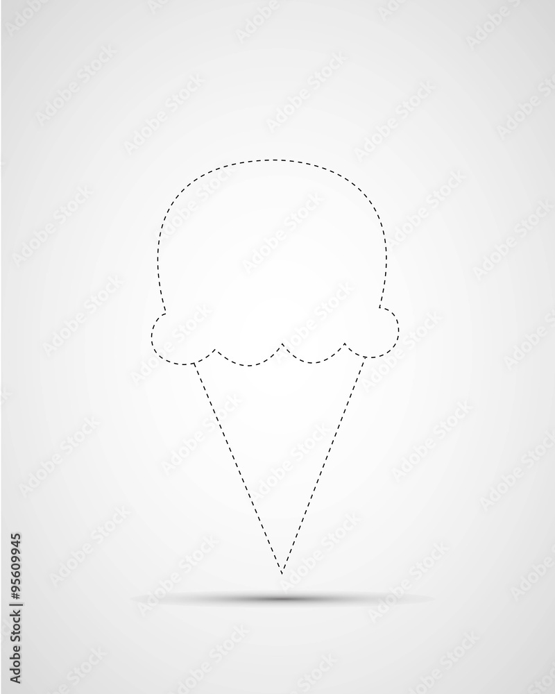 Ice cream icon design Ice cream icon design