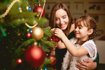 Decorating firtree