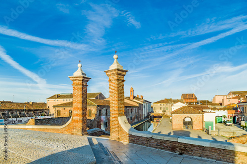 Trepponti bridge in Comacchio, the little Venice photo