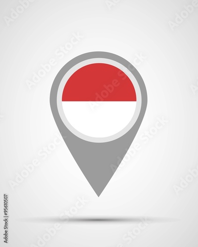 Free Download Iindonesia flag location - GFXLoad
