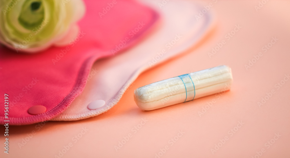 Tampon and cloth menstrual pads Tampon and cloth menstrual pads