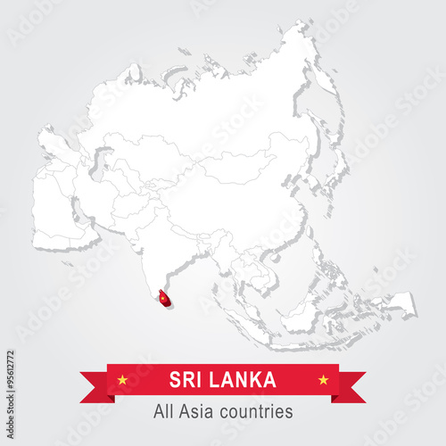 Sri Lanka. All the countries of Asia.