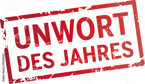 Stempel Unwort des Jahres photo