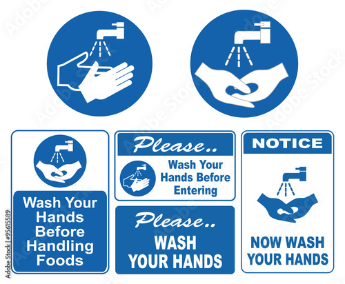 Wash Your Hands Signs 