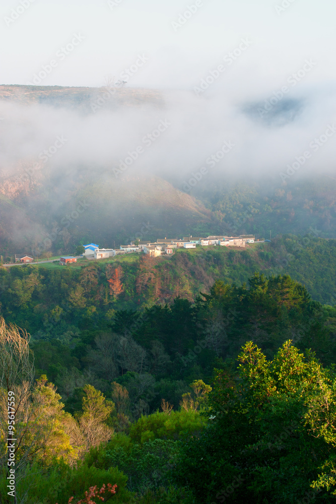 misty mountain village