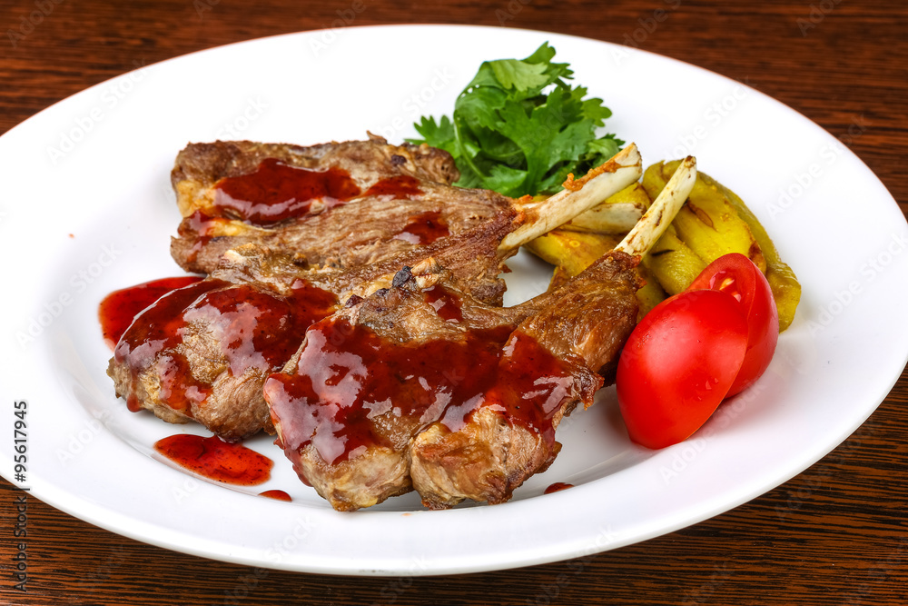 Grilled lamb chops Grilled lamb chops