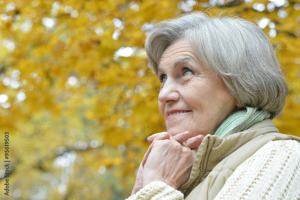 Portrait of senior woman Portrait of senior woman